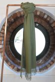 Highland Cotton Cashmere Scarf Khaki /20=